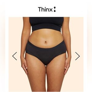 4 pairs of Thinx briefs and bikini